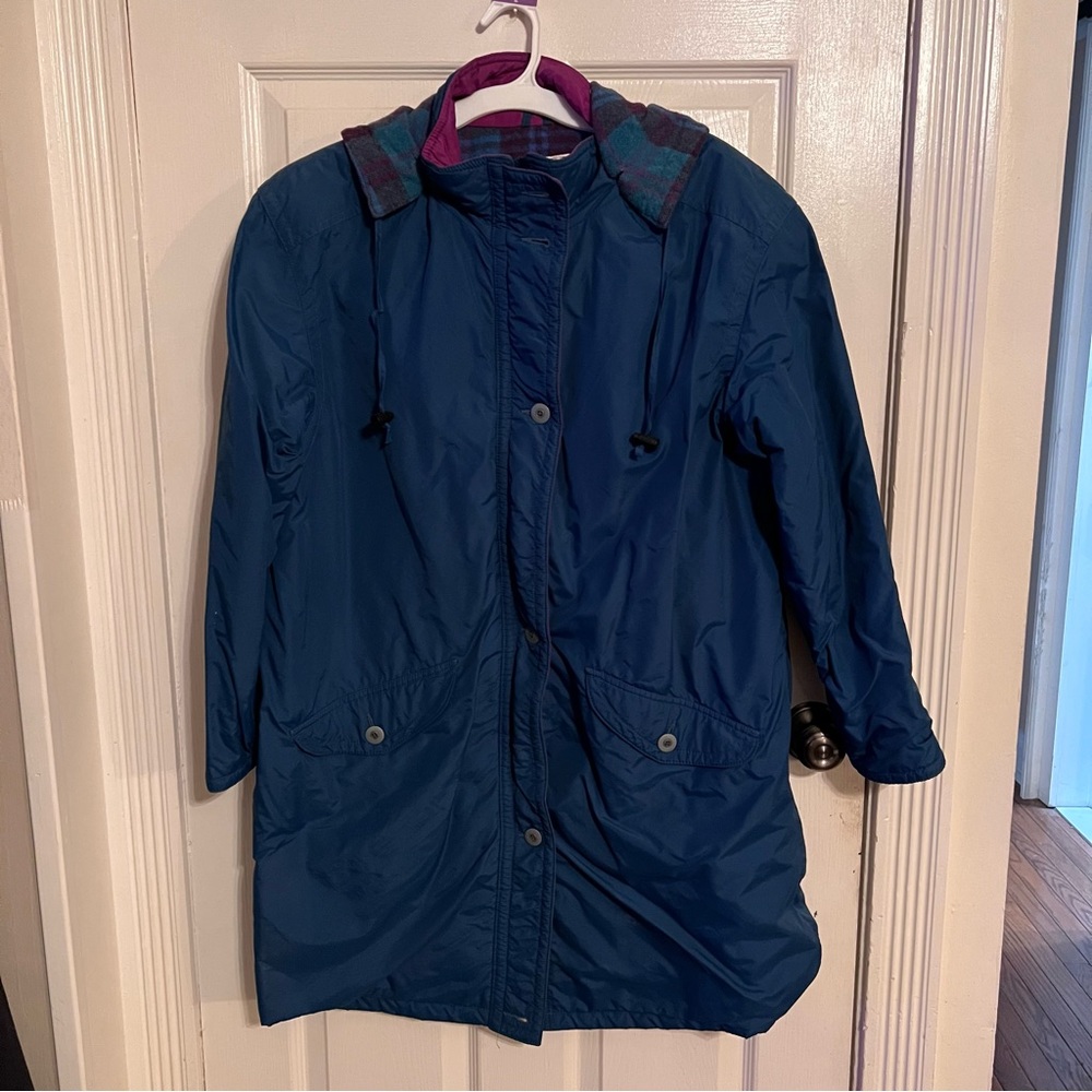 LL Bean Winter Jacket Squall With Hood